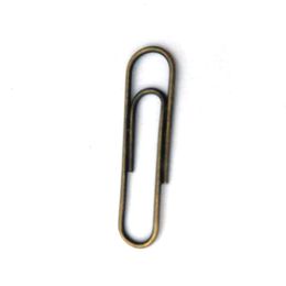 Advertentie Display Apparatuur 100 PCSSet Vintage Copper Clips Pin 28 mm Copper Steel Paper Clip voor Weddding of Office Stationery Metal Clips 221130