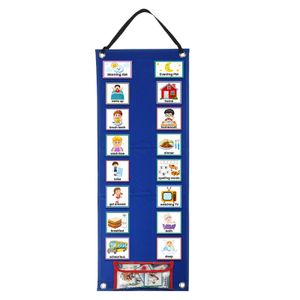Équipement d'affichage publicitaire 70 Pièces Visual Schedule Cards Kids Daily Routine Home Chore Chart For Toddlers School 230707