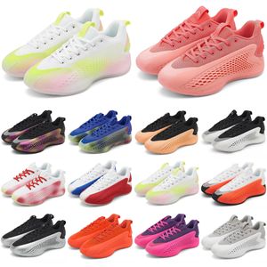 AE 2023 1 Low Wave McDons Men Basketball schoenen AE1 Anthony Edwards All Star MX Charcoal Velocity Blue Pearlized Pink Georgia Red Clay Sportschoenen Trainers