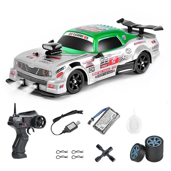 AE86 1/16 Racing Drift CAR avec télécommande jouets RC Car Drift course à grande vitesse Spray 4WD 2.4G cadeaux de véhicule de sport électrique 240103