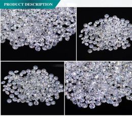 AEAW 18 mm Total 1 CTW Carat F Color Lab Lab Lab Moissanite Diamond Loose Perle Test Positif Fine Bijoux6393661