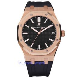 Aeipoy Watch Luxury Designer Série complète Machinery Machinery Mens 18K Rose Gold