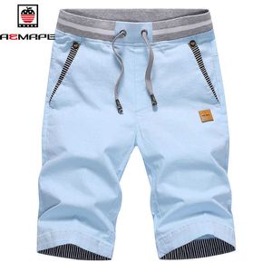 AEMAPE marque Casual Shorts Hommes Cottonlinn mens shorts est Summer Fashion Bermuda Beach Plus Size joggers 210714