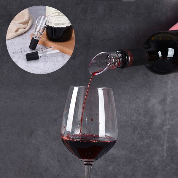 Aération Portable Bar Vin Verser Outils Blanc Rouge Alcool Aérateur Verseur Bec Bouteille Verseurs Outil Sécurité Durable BH1706 TQQ