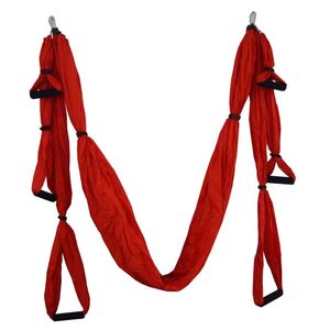 Lucht Yoga Hangmat Parachute Stof Swing Inversion Therapie Anti-Gravity Hoge Sterkte Decompressie Hangmat Yoga Gym Hanging Q0219