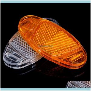 Assoires fietsen sport buitenshuis fietsverlichting 1pc fiets spaak reflector veiligheidswaarschuwing licht wiel velg reflecterende mount drop levering 20