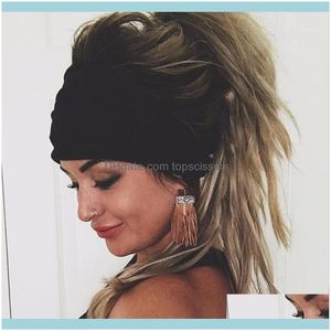 Aessoires Tools GoederenDallen Hoofdbanden Effen Kleur Hoofdband Dames Make-up Elastische Haarbanden AessoiresD Wide Cross Turban Bandage Bandanas