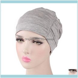 Aessories Tools Productscasquette de chimio douce et confortable pour femmes et doublure de chapeau de turban de sommeil pour le cancer, la perte de cheveux, couvre-chef en coton Aessories1 D