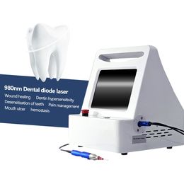 Machine esthétique de chirurgie dentaire de diode laser de matériel médical de centre portable