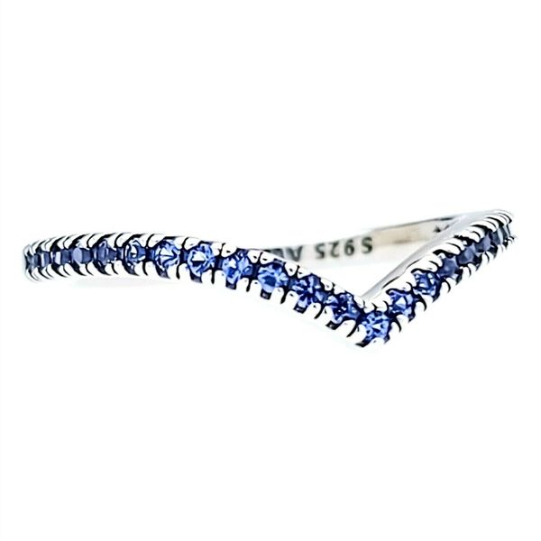 Bijoux esthétiques Souhait intemporel Diamant bleu étincelant Océan Designer Bagues Pandora pour Femmes Hommes Couple Bague Anniversaire Cadeaux Saint-Valentin 196316C02