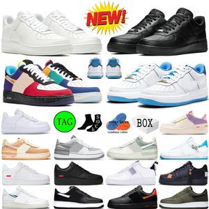 Designer 1 one chaussures de course baskets hommes femmes 1s Triple White Utility Black First Use Neon trainers sports outdoor