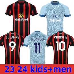 AFCB 23 24 voetbalshirts KLUIVERT TRAORE 2023 voetbalshirt SOLANKE CHRISTIE OUATTARA LOWE BILLING ANTHONY BROOKS SEMENYO COOK KELLY SENESI ZABARNYI kindertenue