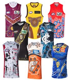 AFL alle teams Jersey 2023 Carlton Blues Gold Coast Suns Geelong Guernsey -fans tops T -TEES Singlet Melbourne Demons Afl Jerseys Shirt1317900