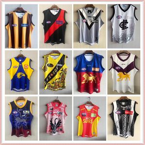 AFL West Coast Eagles geelong cats camisetas de rugby Essendon Bombers Melbourne Blues Adelaide Crows St Kilda Saints GWS Giants GUERNSEY CAT