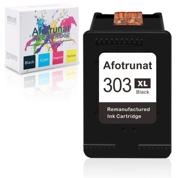 Afotrunat Cartucho de Tinta 303 XL para HP 303XL Reemplazo Negro para Envy P o 7134 7830 6232 6230 7130 6220 6234 7100 7155 7800 7834 7855