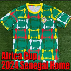 Coupe d'Afrique 2023 2024 Maillots de football nationaux du Sénégal Équipe KOULIBALY MANE BaldE DIATTA Maillots de Foot Chemise SARR KOUYATE BOUBA DIOP Maillot de football