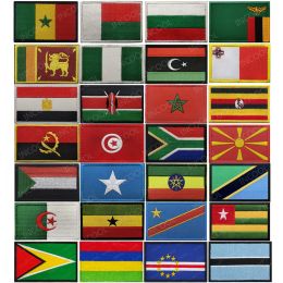 África Bandera Egipto Kenia Argelia Nigeria Túnez Marruecos Mauricio Guyana Sudán del Sur Ghana Liberia Niger Congo Senegal Patches