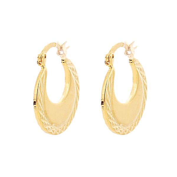 Boucles d'oreilles en forme de cercles de couleur or pour femmes et filles, bijoux arabes du moyen-orient, cadeaux