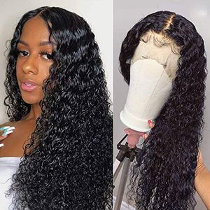 HD 360 kanten pruiken voor zwarte vrouwen transparante menselijke front pruik krullen Braziliaans Remy Hair Glueless vooraf geplukt 130%dichtheid diva1