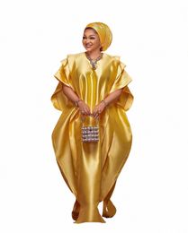 Mères africaines BUBU Vêtements ethniques islamiques Robe ample 2022 Qualité personnalisée Tissu brillant Élégant Fi Y8AM #