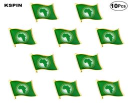 Union africaine drapeau épinglette drapeau badge broche broches insignes 10 pièces un Lot1451829