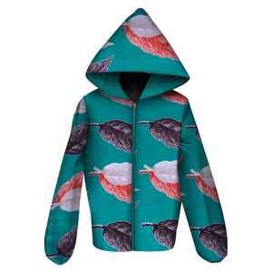 Afrikaanse Wax Print Hooded Jacket voor Dames Pak Dashiki Volledige Mouw Gekleed Plus Size 6XL Afrikaanse katoenen jas jas WY3956