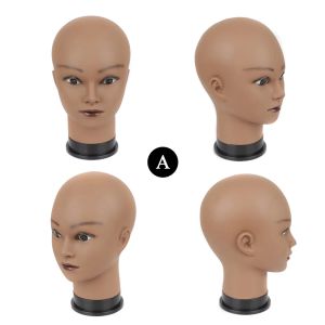 Afro Femme Mannequin Head for Making Wig Stand and Hat Display Cosmetology Accessoires Trainage Trainage T-Pins