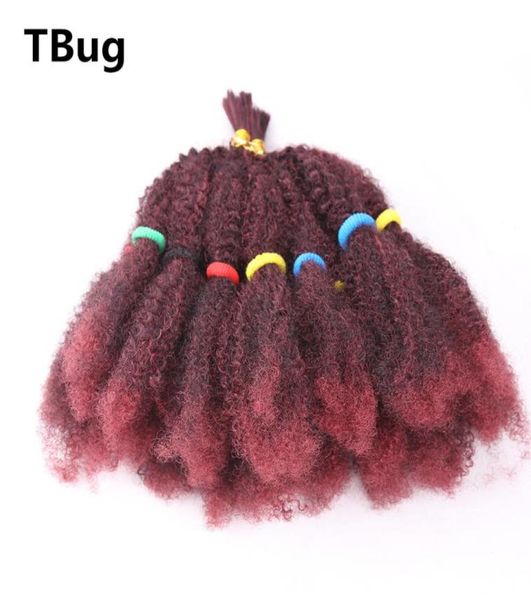 Extension de cheveux Afro crépus au Crochet en vrac pour femmes sénégalaises sans colle en fibres synthétiques faux cheveux Piece4893813