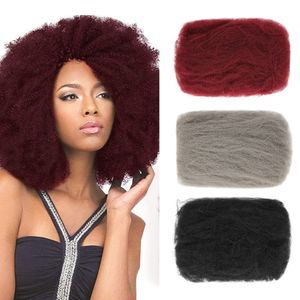 Afro kinky hair extensions leveren haak dreadlocks pruiken accessoires puffy puffy