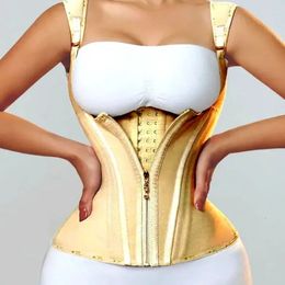 Afrolia High Compression Body Shaper pour la taille d'entraîneur de modélisation du corset Courteille de courroie Top de contrôle du ventre Fajas Colombianas Girdle 240323