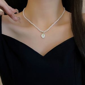 Afshor kralen kettingen vrouwelijke Franse elegante witte parel rozenbloem tattoo choker hangers mode ketting voor dames sieraden meisjes cadeau