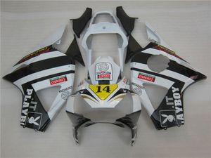Kit de carenado de parte del cuerpo del mercado de accesorios para Honda CBR900RR 2002 2003 juego de carenados blancos y negros CBR 954RR 02 23 OT31