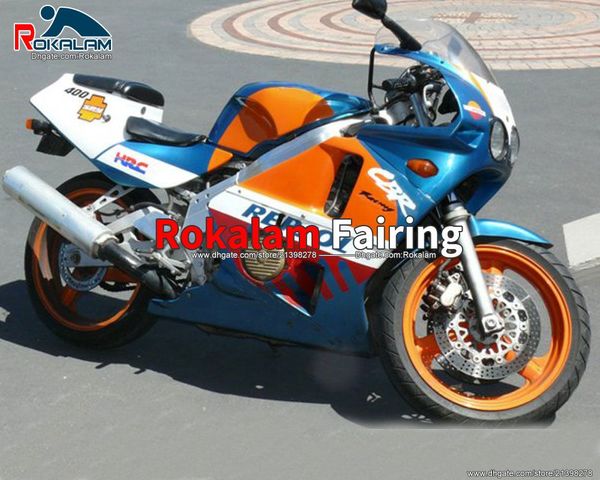 Kit de carénage de rechange pour Honda CBR400RR NC23 1987-1989 CBR 400RR 1987 1988 1989 carénages en plastique ABS bleu