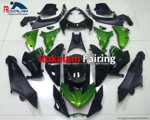 Carenados del mercado de accesorios para Kawasaki Z800 2013 2014 2015 2016 Z 800 13 14 15 16 Kit de carenado de motocicleta verde negro (moldeo por inyección)