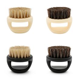 Après-rasage rasoir épilation hommes brosse salon de coiffure visage visage barbe nettoyage appareil outil rasoir brosse avec poignée SN4529