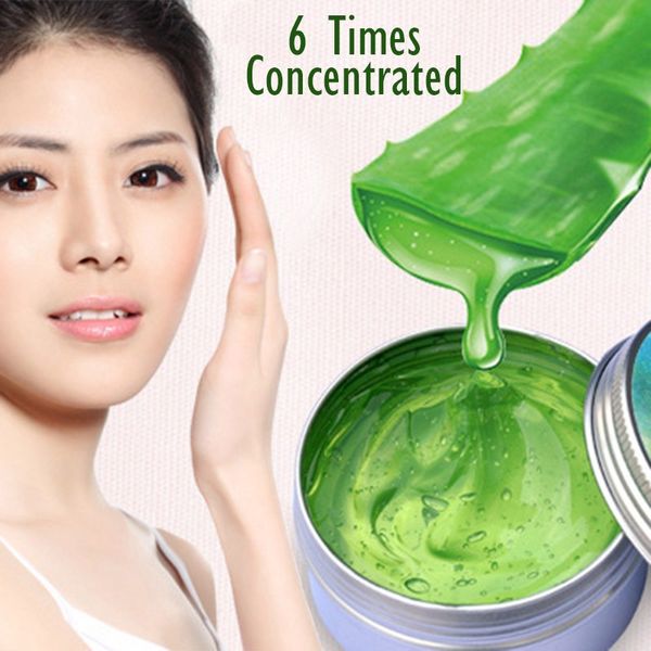 AFY Sextuple Concentrado Aloe Vera Gel Cremas Calmante Hidratante Acné Control de aceite Hidratante Crema facial Cuidado de la piel facial para piel seca