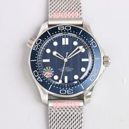 AG Factory 007 Horloge Diameter 42 mm met 8806 geïntegreerd uurwerk Saffierspiegel Tweekleurige lichtgevende ringwijzerplaat Dagelijks waterdicht