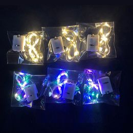 AG13 batterij bediende stringlichten, vakantieverlichting 20 mini -led kleine koperdraad vuurvlieglichten diy decor bruiloftsfeestje slaapkamer (cool wit) crestech168