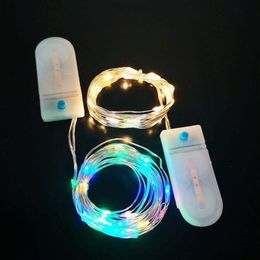 AG13 Guirlande lumineuse à piles, éclairage de vacances 20 mini LED petites lucioles en fil de cuivre décoration bricolage mariages fêtes chambre (blanc froid) crestech