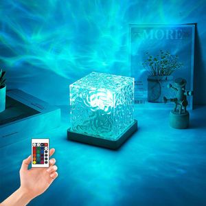 Projecteur de plafond océan avec télécommande 16 couleurs Lumière nocturne pour décor de chambre
