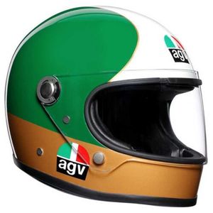 AGV Volledige Helmen Heren En Dames Motorhelmen AGV X3000 Geleden 01 Rood/Wit/Groen Motorhelm WN-9IW3