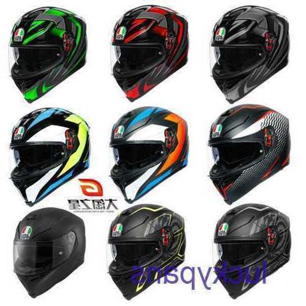 AGV K5 S – casque de sécurité en fibre de verre pour hommes et femmes, double objectif, quatre saisons, voiture de sport, moto, banlieue, 1A2G