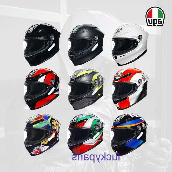 AGV K6S nuevo estándar nacional 2 0 casco de motocicleta cubierta completa de ciclismo para las cuatro estaciones correr antivaho ligero NF7B