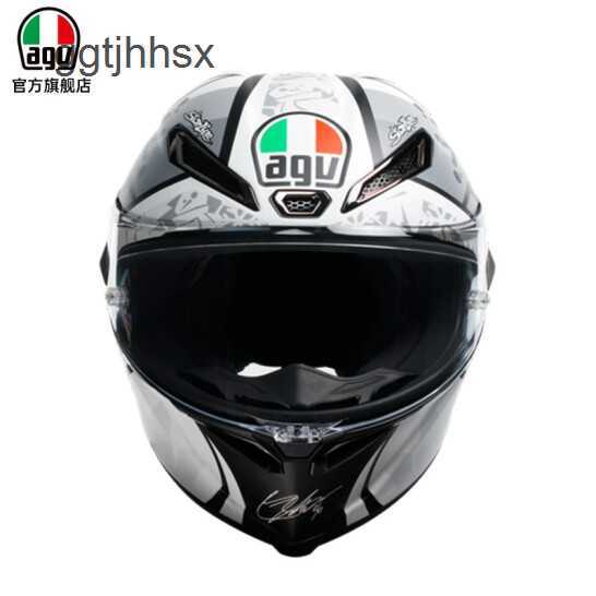 Agv Motocross Motorcycle Helmet Agv Pista Gprr Motorcycle Helmet Full Helmet Carbon Fiber Track Italian Production Limited Edition Limited Edition Mir Winter AFE2