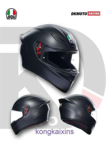 AGV casque de moto K1S course couverture complète anti-buée K1 hommes et femmes lumière de trajet en cours d'exécution