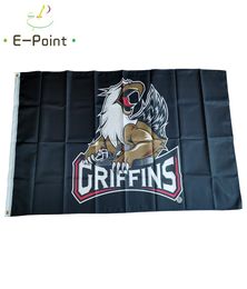 AHL Grand Rapids Griffins Flag 35ft 90cm150cm Polyester Banner Decoration Flying Home Garden Gifts Festive Cadeaux8589723