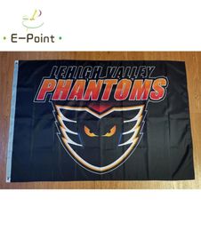 AHL Lehigh Valley Phantoms Flag 35ft 90cm150cm Polyester drapeau décoration de bannière volant du jardin à la maison Garde