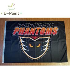 AHL Lehigh Valley Phantoms drapeau 35ft 90 cm 150 cm Polyester drapeau bannière décoration volant maison jardin drapeau cadeaux de fête 9329009