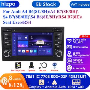 AI 7862 Systeem 2din Android Autoradio Audi A4 B6 B7 S4 RS4 voor Seat Exeo Autoradio Multimedia Video Player GPS Carplay 4G BT