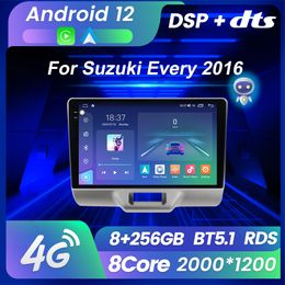 AI Voice Android 12 Car DVD Multimedia Player Auto Radio Stereo voor Suzuki elke wagen 2015-2020 GPS Navigation BT 2Din Head Unit